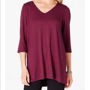 J. Jill | Claret V-Neck Tunic